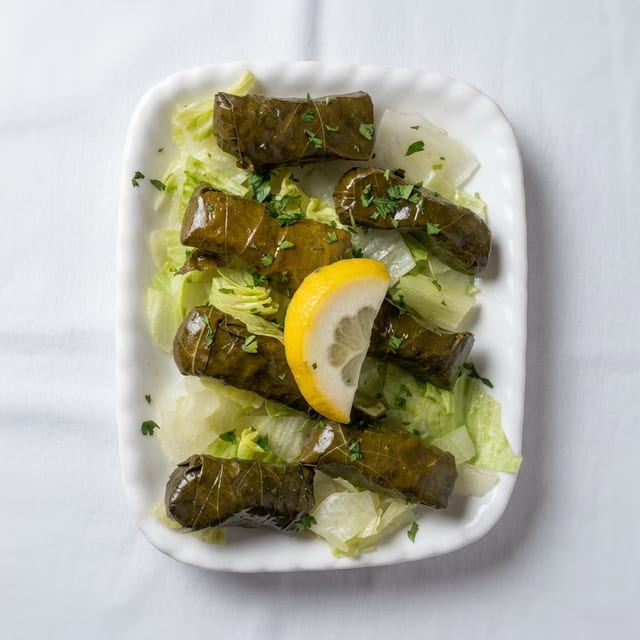 Vegetarian Grape Leaves.